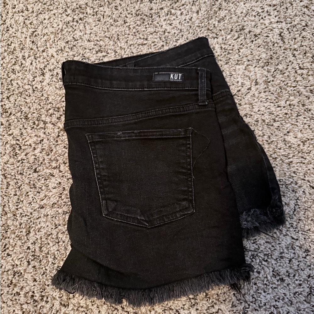 Kut from the Kloth Dark Denim Shorts